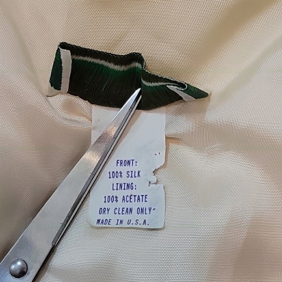 Coldwater Creek Womens Vest Vintage Farmhouse Style Silk Made in USA sz Med - Picture 8 of 10